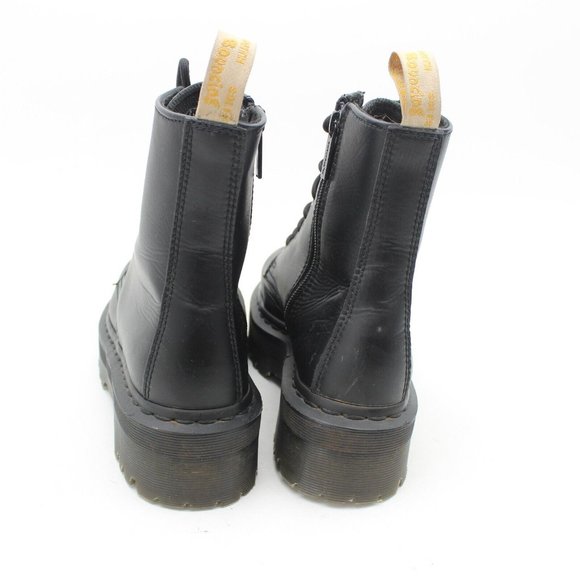 Dr. DOC MARTENS V Jadon II Mono Black Vegan Leather Platform Boots - Picture 9 of 14
